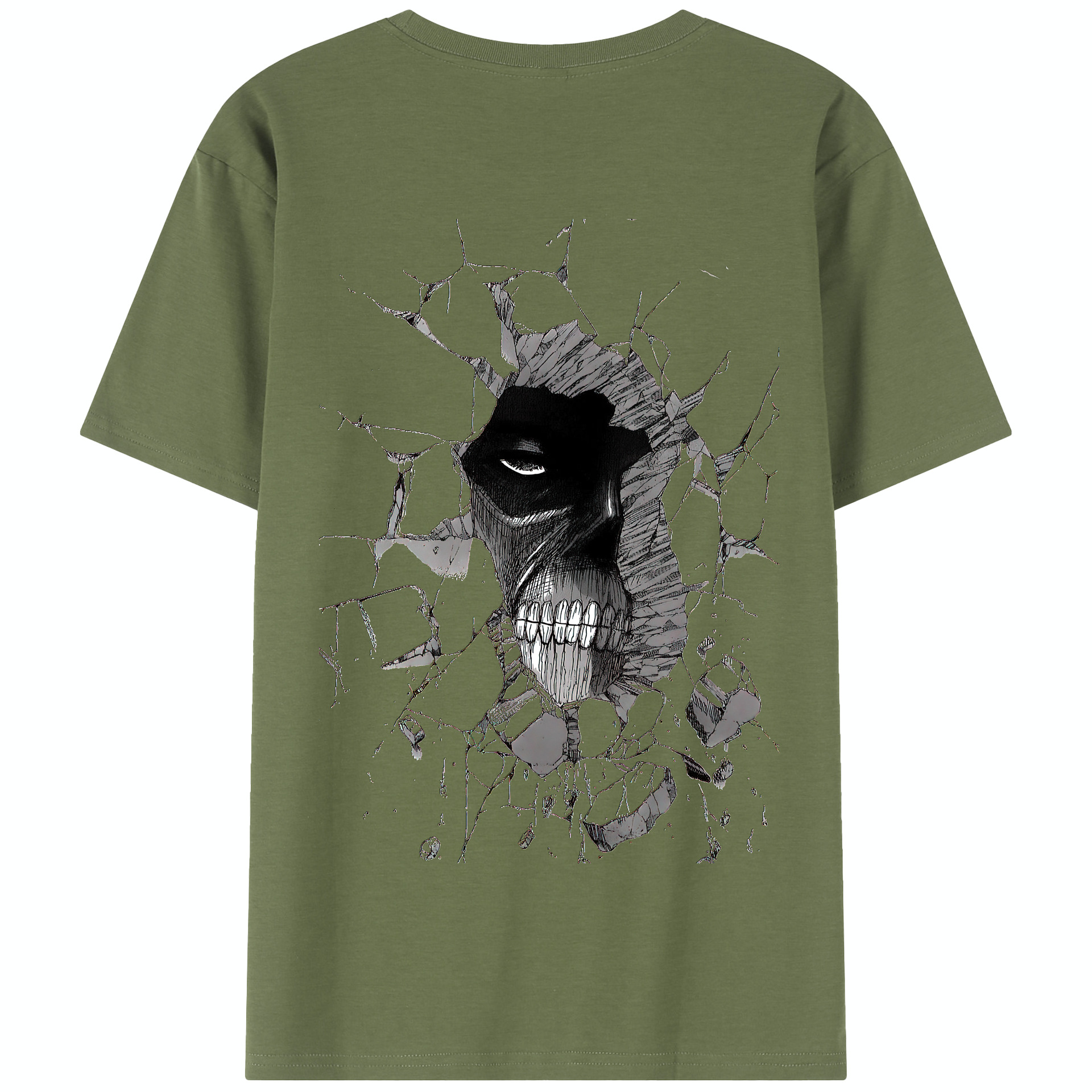 （画像用） 進撃の巨人 Attack on Titan 綿100％半袖Tシャツ（背面プリント）